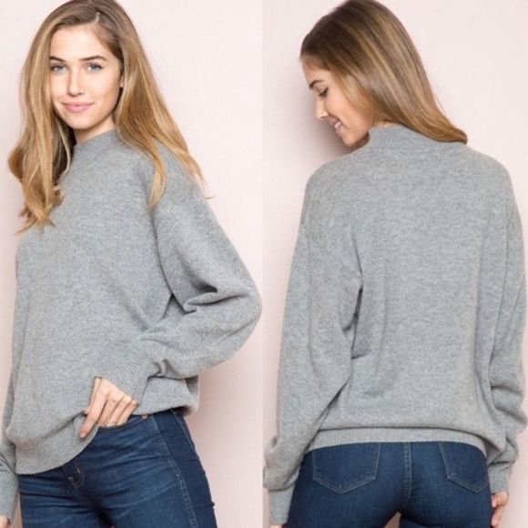 Brandy Melville Sweaters - Brandy Melville Marlene Mock Neck Pullover Sweater
